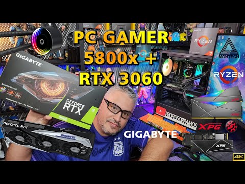 Leia mais sobre o artigo Como Montar um PC Gamer em 2023 👉 AMD Ryzen 5800x + Gigabyte RTX 3060 + 4x8GB DDR4 XPG + SSD XPG 1TB