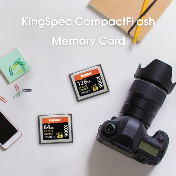 Cartão de Memória 64gb 128gb 256gb CF Kingspec